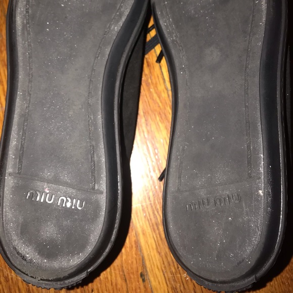 SOLD Miu Miu - Scamosciato black sneaker - Picture 4 of 8